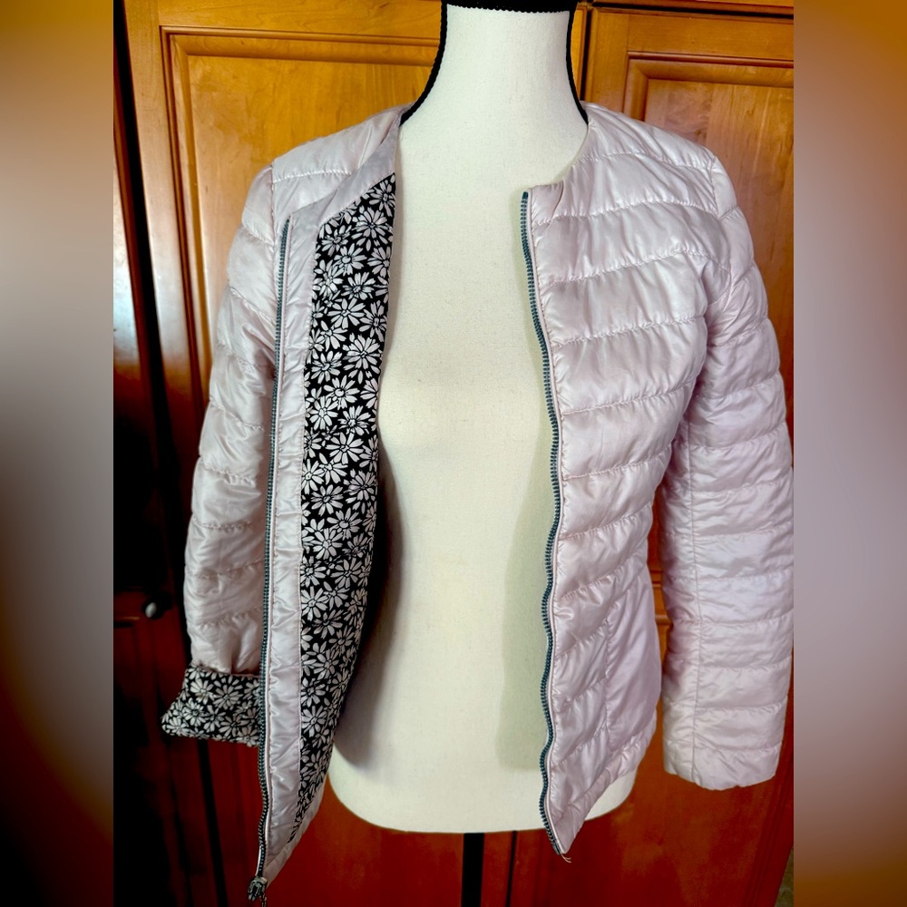 Weekend MaxMara Reversible Light Pink Puffer Jacket